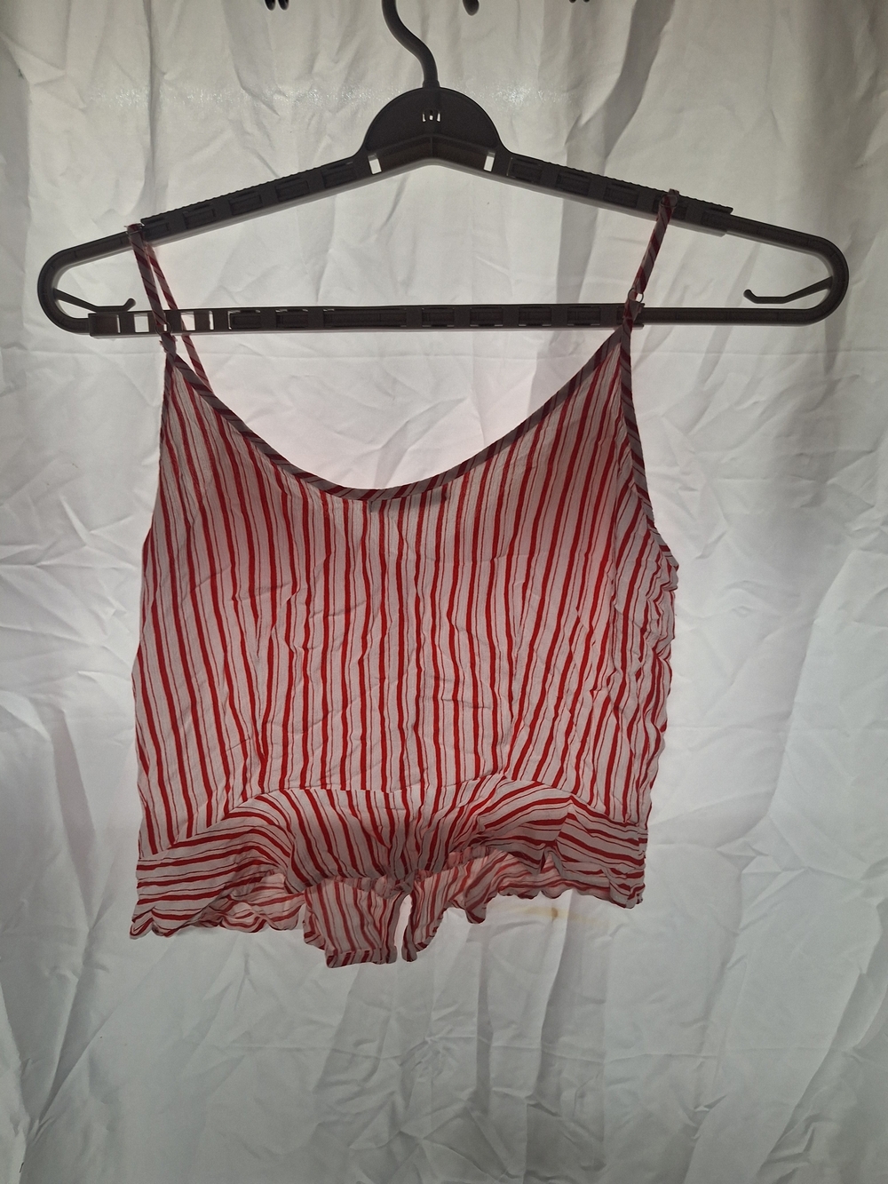 Women’s Red and White Striped Cami Top - Picture 5 of 6